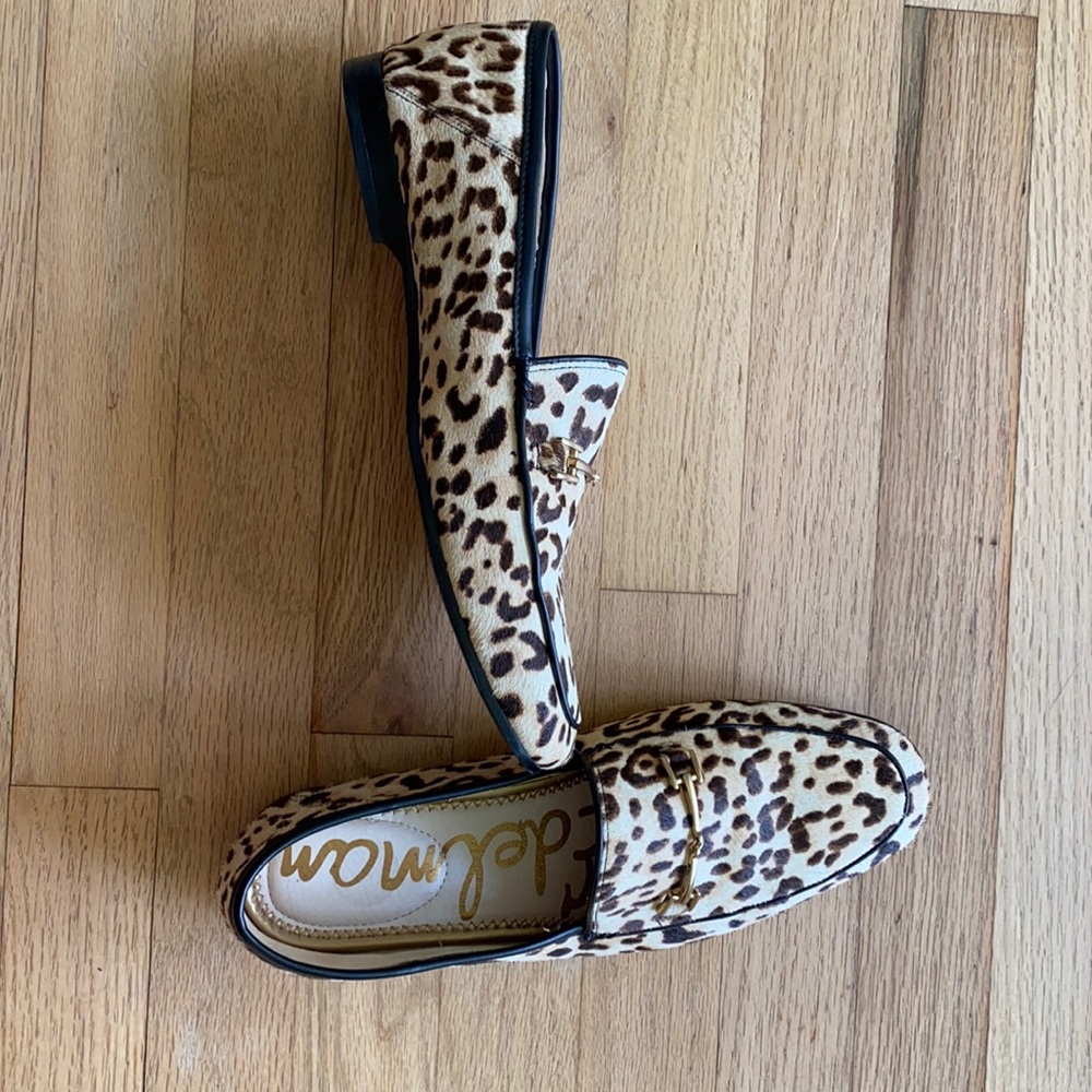 Sam Edelman Leopard loafers size 9